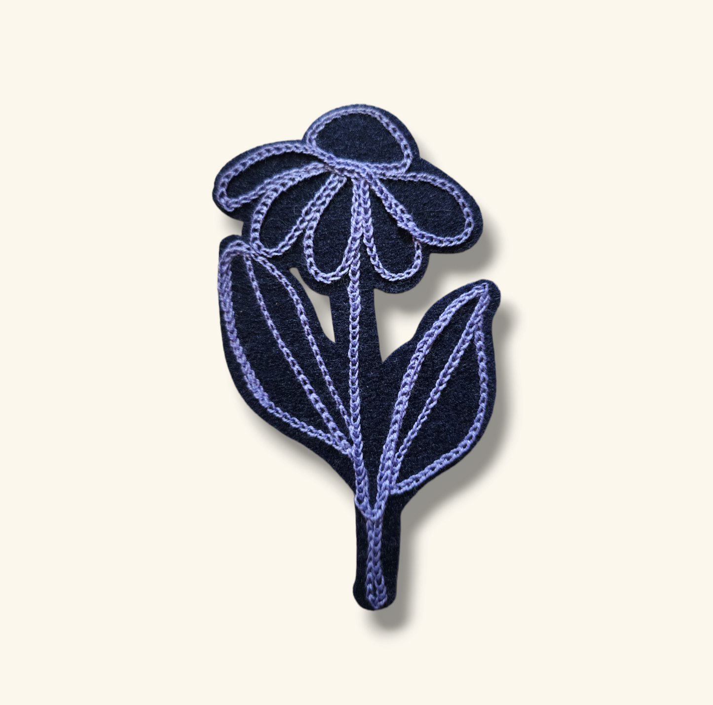 Navy Blue Daisy Patch